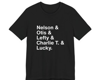 Camiseta de Traveling Wilburys Ampersand / Camiseta de supergrupo de rock clásico