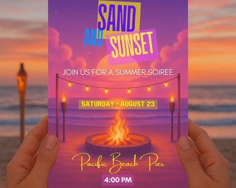 SUMMER PARTY- Invitation Template
