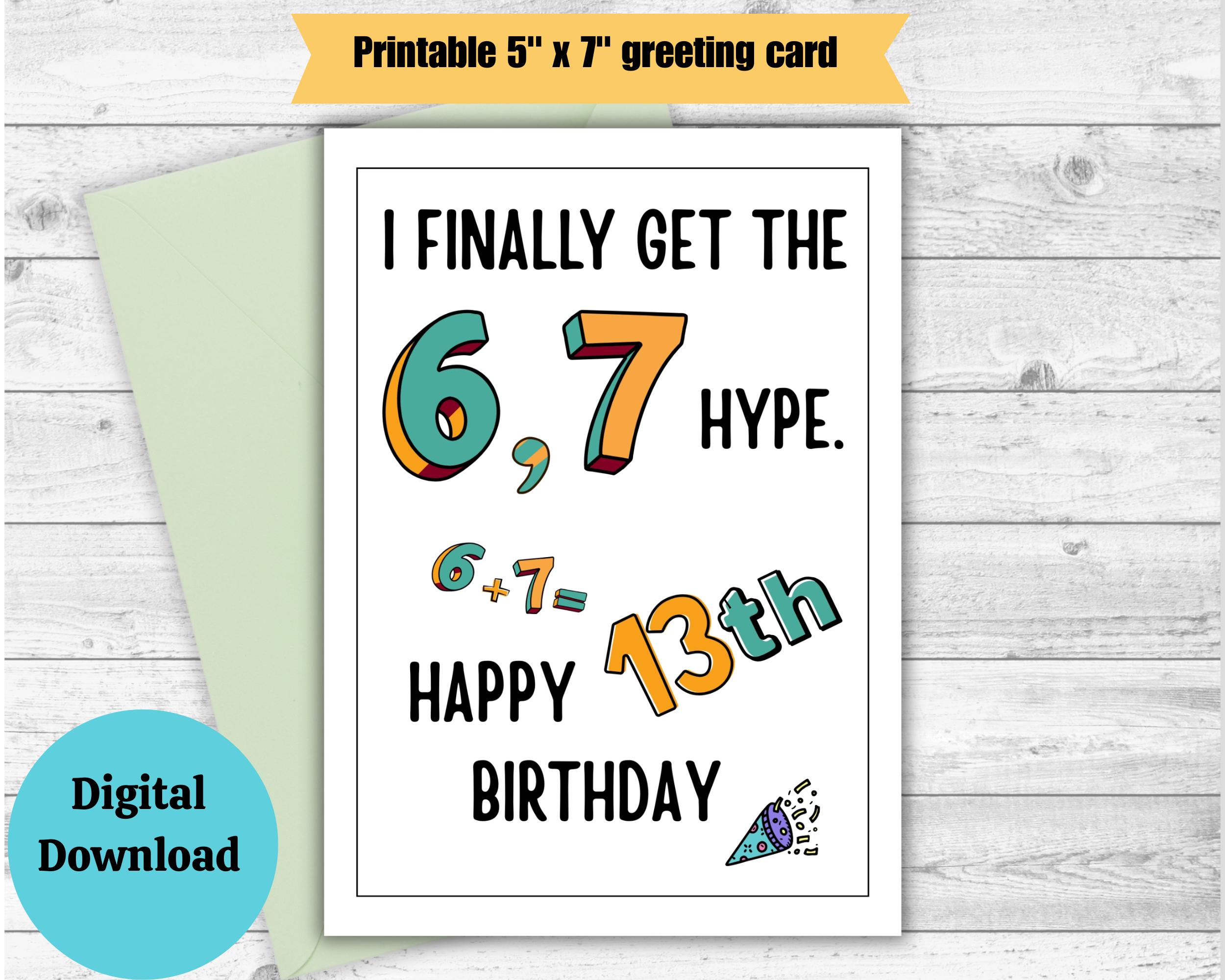 13歳の誕生日カード - Etsy 日本