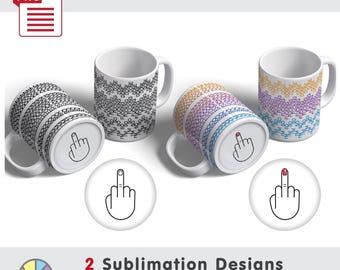 I’m so f*cking done. Adults Hidden Message Mug Sublimation. PNG: Funny Bottom Design (Digital Download)