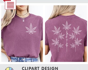 Rolling in style. Stoner Hidden Message: Trandy LineArt Design. Black and White. T-Shirt Design. DTF Printing. PNG (Digital Download)