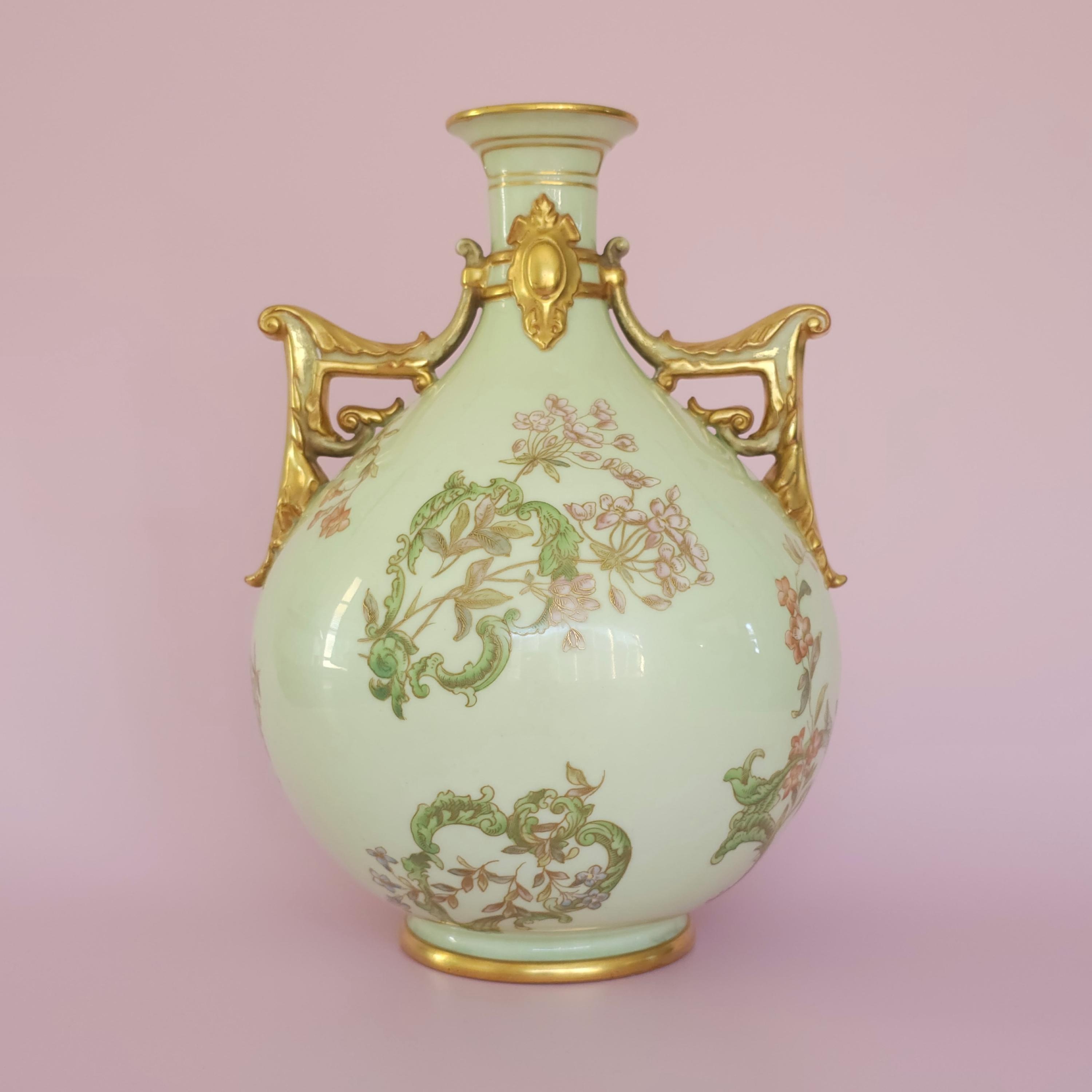 超ビンテージ　ロイヤルウースター　花瓶　壺 北欧ヴィンテージ Hoganas Keramik 陶器のフラワーベース/花器