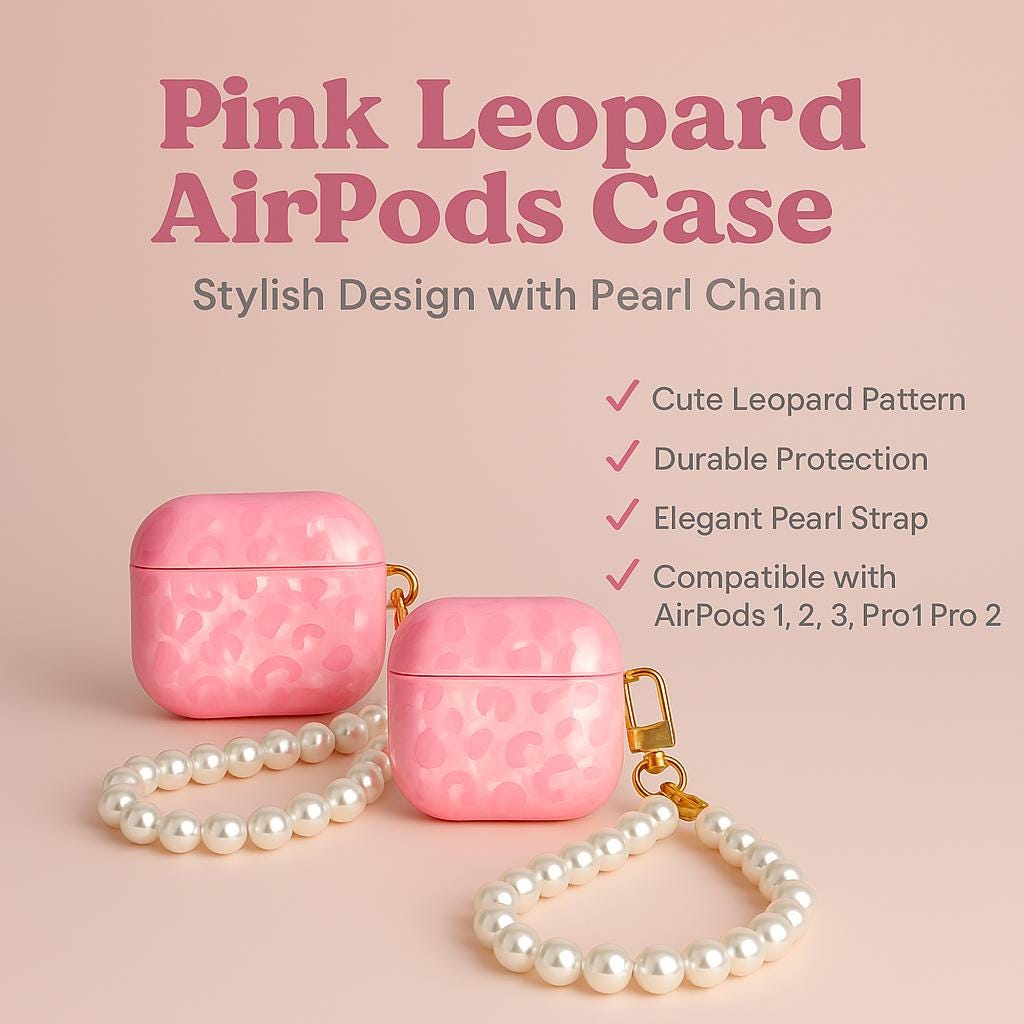 Leopard Airpods Case Denmark