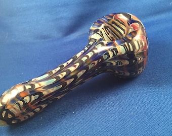 Functional Art Glass- Color Changing Spoon Pipe