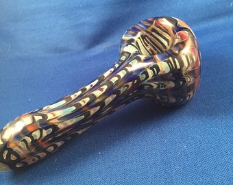 Functional Art Glass- Color Changing Spoon Pipe