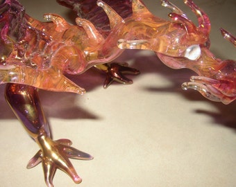 functional art glass- Dragon Sculpture One Hitter