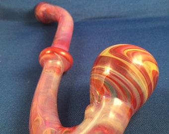 Functional Art Glass- Color Changing Sherlock Pipe