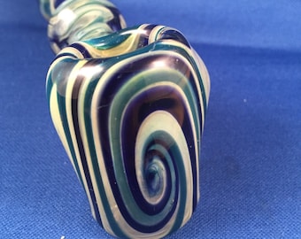 Functional Art Glass- Hammer Pipe