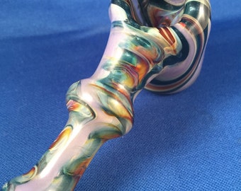 Functional Art Glass- Hammer Pipe