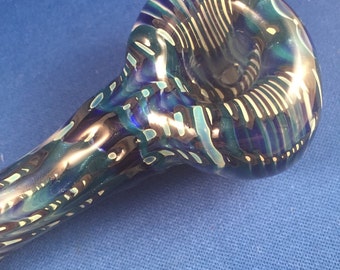 Functional Art Glass- Color Changing Spoon Pipe