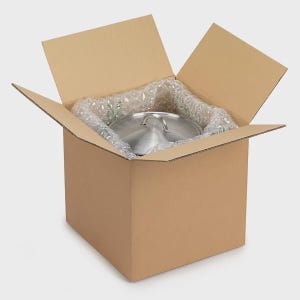 Cajas de cartón resistentes de doble pared (paquete de 15) Cajas para mudanzas, cajas de embalaje, cajas de envío postal (5x5x5 pulgadas)