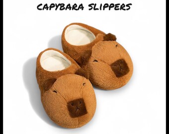 Simpatiche pantofole a forma di capibara per uomo e donna – Calde