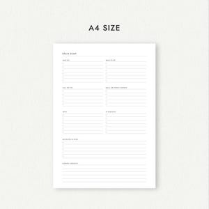 ADHD Brain Dump: Two Versions - A4/A5/Letter/Half Letter Sizes (Printable PDF Download) image 5