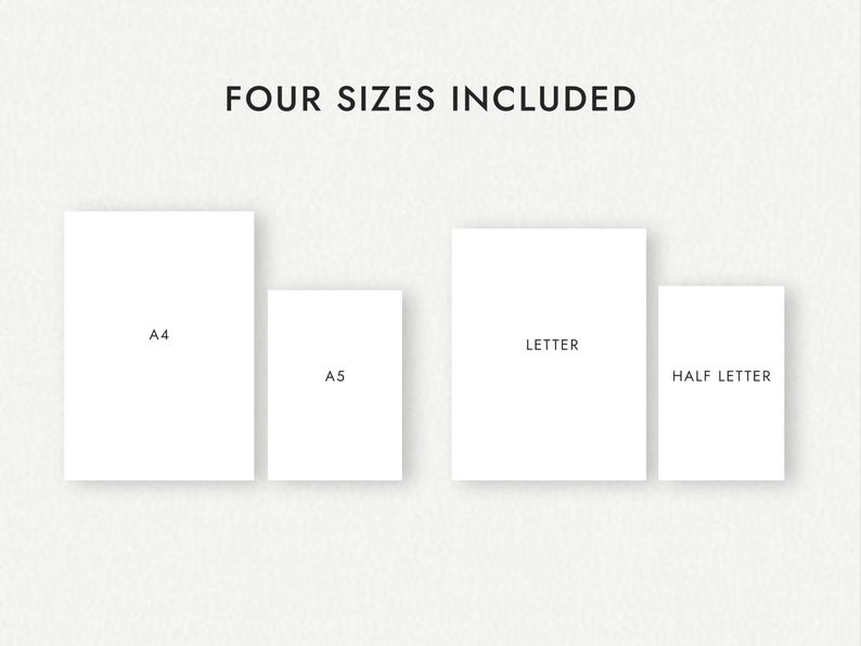 Long-Term Goal Planner: Portrait and Landscape Versions - A4/A5/Letter/Half Letter Sizes (Printable PDF Download) image 8