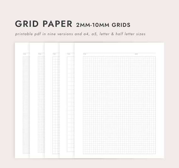 Graph Paper A4 2mm