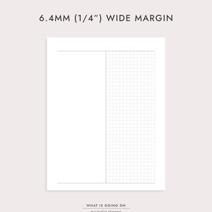 Half Inch Grid Paper.pdf Half-blank Half-grid Note Paper: Portrait Orientation With 2-10mm Grids ...
