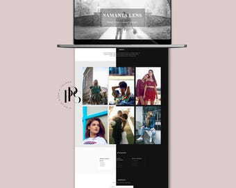 Photographer Website Template – Light & Dark Mode | HTML + CSS