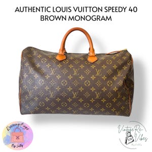 Authentic Louis Vuitton Speedy 40 |Brown Monogram|Vintage|Used Condition