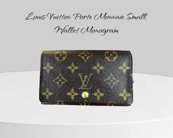 Cartera vintage Louis Vuitton Monogram: Monedero de piel restaurado