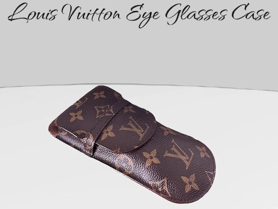 LOUIS VUITTON モノグラムGlasses Case メガネ Authentic Louis Vuitton Ettui Eyeglasses Case|brown Monogram