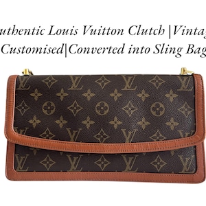 Borsa a tracolla vintage Louis Vuitton Monogram: pochette anni &#39;80 riciclata