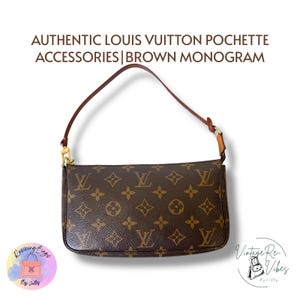 Accessori vintage Louis Vuitton Monogram Pochette: puliti e conservati