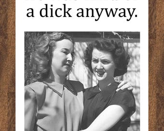 Funny Breakup Card – Divorce Humor – Sarcastic Relationship Greeting – Blank Card