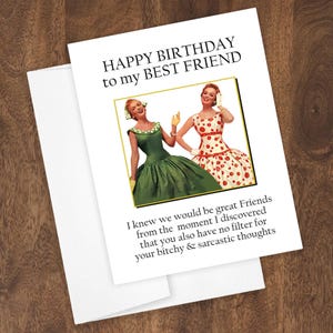 Knew We’d Be Best Friends Grußkarte blanko