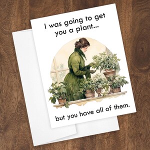 All the Plants Friend Grußkarte blanko