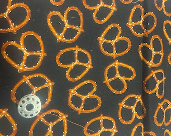 PRETZELS---men's tieback scrub hat-Cap
