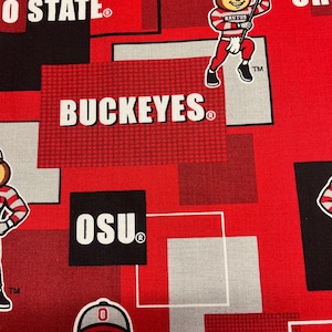 OHIO STATE BUCKEYES----men&#39;s tieback scrub hat-cap