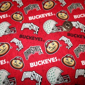 THE Ohio State BUCKEYES--men&#39;s tieback scrub hat-adjustable Scrub Cap-Fabric Scrub Hat