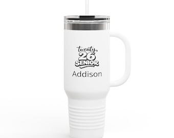 twenty 26 senior Addison Travel Mug | 40oz insulated tumbler