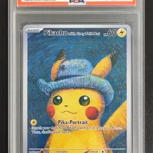 新品未開封　ゴッホピカチュウ 灰色のフェルト帽　オランダ　ゴッホ展 買取】Pikachu with Grey Felt Hat ピカチュウ(未開封)(ゴッホ