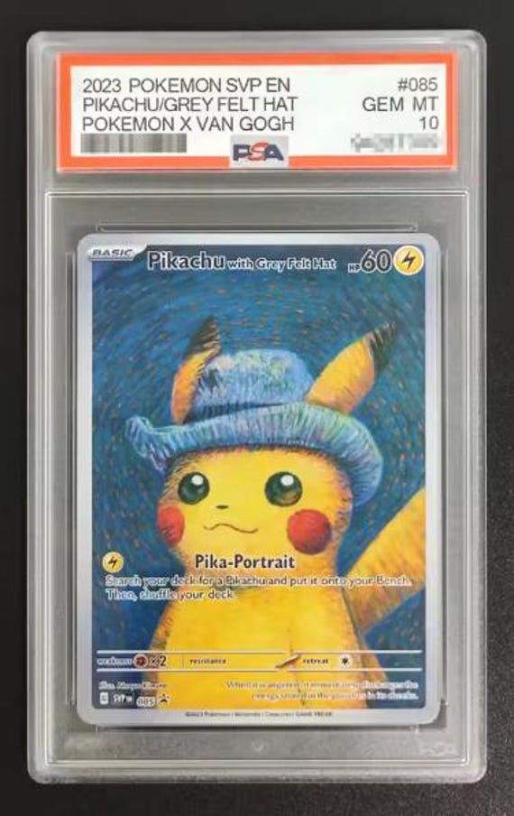 2023 vanGoghPikachu-PSA10 英語版/ゴッホピカチュウ Pikachu Van Gogh PSA 10 - English Version - Holographic