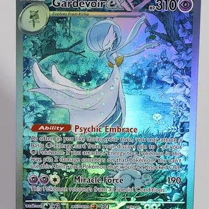 Gardevoir EX 233/091 - PAF Paldean Fate - Version Anglaise - Holographique - Proxy - Haute Qualité
