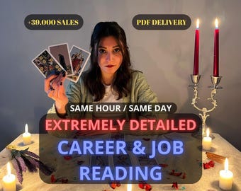 Same Hour Career Reading, Detailed Psychic Career Reading, Career Tarot Card Reading, Finance Reading, Money Reading, Tarot reading 1h