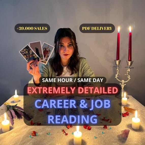 Same Hour Career Reading, Detailed Psychic Career Reading, Career Tarot Card Reading, Finance Reading, Money Reading, Tarot reading 1h