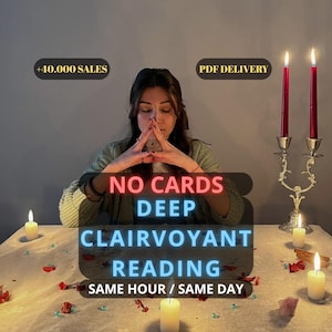 Same Hour No Cards Clairvoyant Psychic Reading, Accurate Reading, Psychic Medium Reading, Psychic Blind Reading, Psychic Predictions