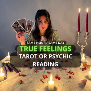True Feelings & Exact Thoughts Reading, Psychic Love Reading, Telepathic insight, Tarot Reading, Same Hour Accurate, Relationship Guidance