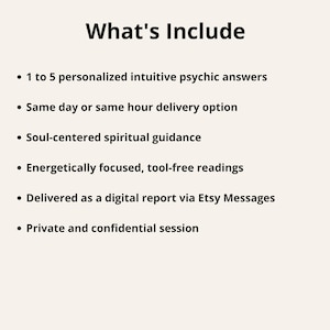 This 1-hour Psychic Reading offers lightning-fast spiritual insight and deep intuitive energy connection through clairvoyant guidance. Medium Sofia channels answers with no tools, focusing on soul mapping, love clarity, and emotional healing. Receive honest, accurate answers within the hour using intuitive read, energy channeling, and telepathic awareness tailored to your unique path.