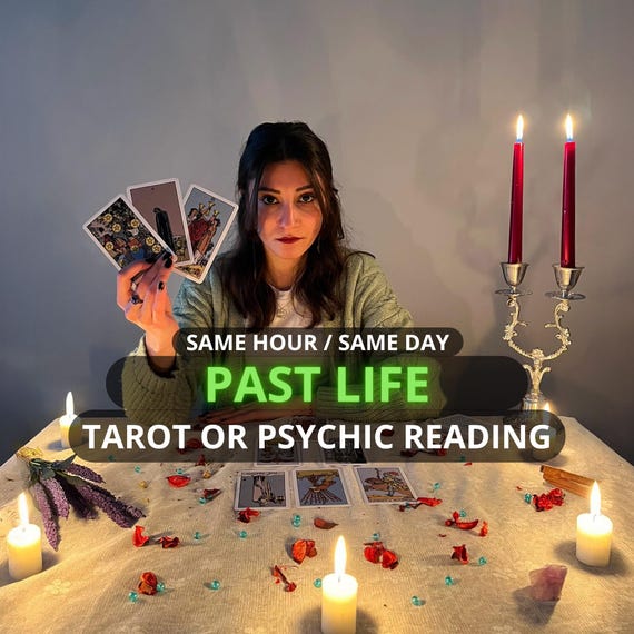 SAME HOUR Past Life Reading Detailed, Past Life Psychic Reading, Tarot Card Reading, Past Life Medium Reading, energy healing