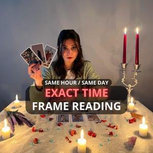 Genaue Zeitrahmen-Lesung, Zeitrahmen-Psychische Lesung, Tarot-Lesung zur gleichen Stunde, Timing-Vorhersage, Mittlere Lesung, wie bald, wie lange