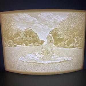 Custom 3D Printed Lithophane, A keepsake you can hold!