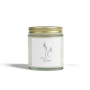 Elegant Coconut Apricot Scented Candles, Relaxing Aromatherapy, Home Decor, Self-Care Gift, Eco-Friendly Candles, Gift for Her