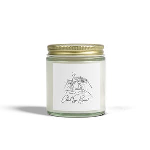 Elegant Coconut Apricot Scented Candles, Relaxing Aromatherapy, Home Decor, Self-Care Gift, Eco-Friendly Candles, Gift for Her