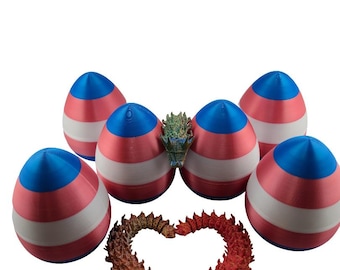 Blind Box Dragon Egg- Small Trans Pride Tactile Egg With Legless Dragon- Unique Nerdy Gift, Sensory Toy, Collectible, Hatchable Egg