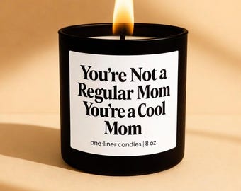 Gift for Mom, Birthday Candle, Funny Mom Candle, In My Mom Era, Gift from Daughter, Son, Funny Gifts, Cool Mom, Mother's Day Candle