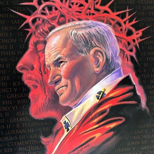 Collezione Sacra di Matt Paoletti. Papa Giovanni Paolo II. Prima edizione stampata.