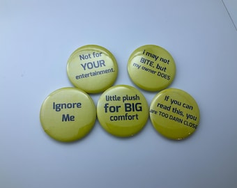 ESSA pins for essas, comfort stuffies, dssas, esscs (READ DESCRIPTION)